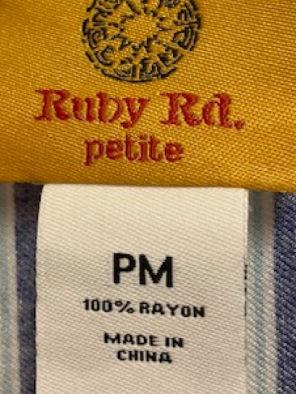 Ruby Rd Asymmetrical top - NWT - Picture 6 of 6
